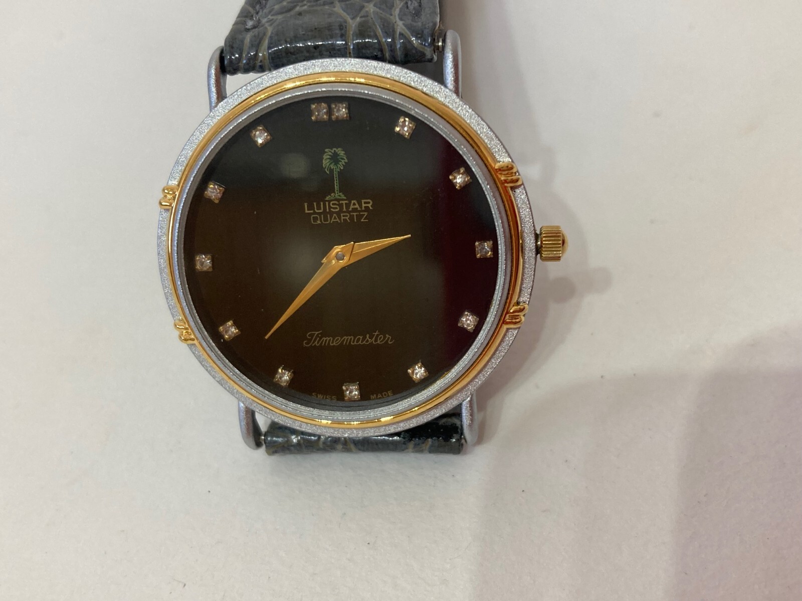 LUISTAR TIMEMASTER SWISS MADE WORKING VINTAGE QUARTZ WATCH.