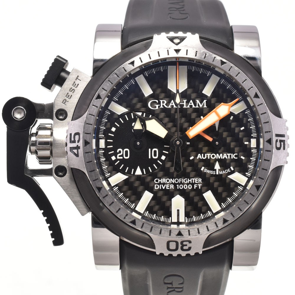 GRAHAM Chronofighter Oversize Diver 2OVDIVAS.B03A.K10B Automatic Men’s H#147773