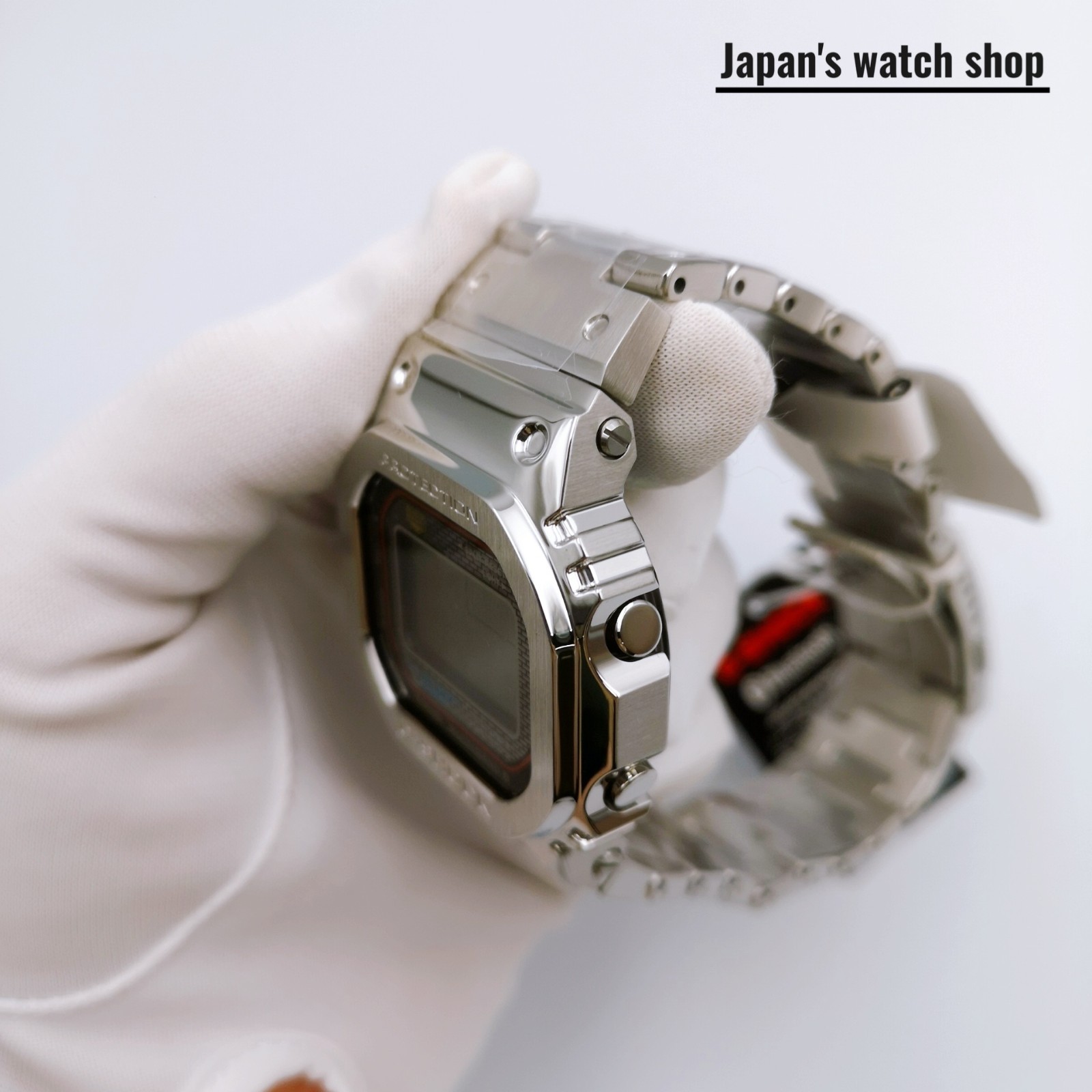 CASIO G-SHOCK GMW-B5000D-1CJF Silver Stainless Steel Men’s Watch New in Box