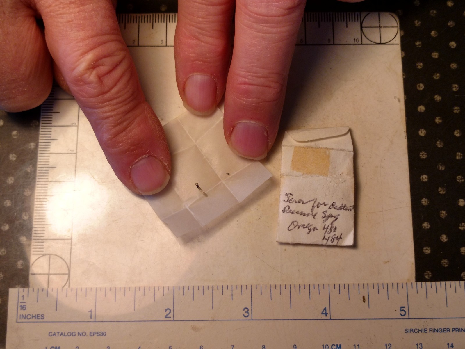 OMEGA Wristwatch Part – Grade 484 Jewel for Detent and Pressure Spring