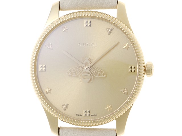 [B1Y] GUCCI Watch G Timeless YA1264180 Men’s Watch GP Used [w3x]