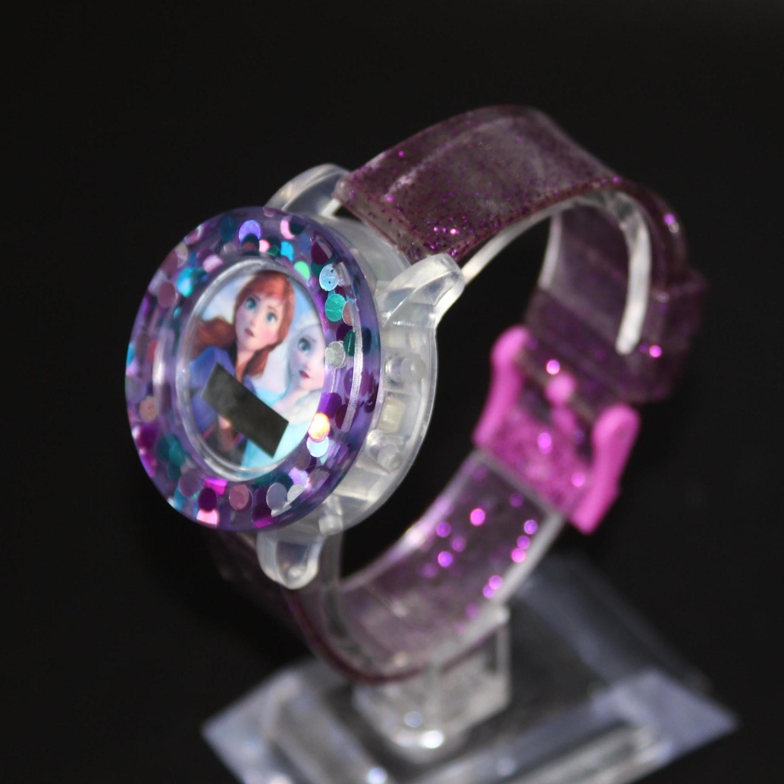 Frozen 2 Light Up Bezel Glitter Digital Watch FZN4529WM Working New Batteries