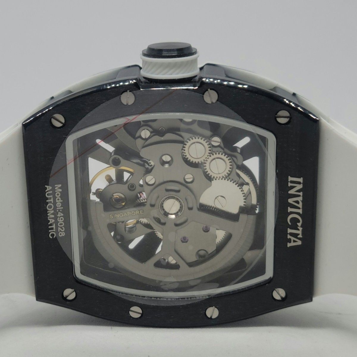 Invicta 49028 S1 Rally Vortex Automatic Watch White Rubber