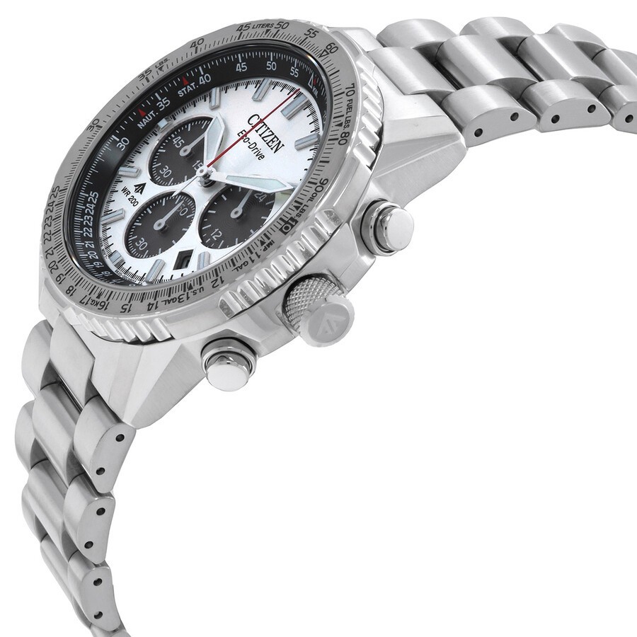 Citizen Men’s Promaster Navihawk Chronograph Silver Dial Watch – CA4660-61A NEW