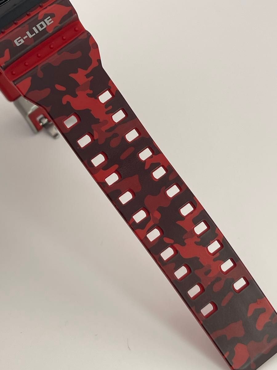 Excellent Condition G SHOCK GLS 8900CM 4JF G LIDE Red Camouflage