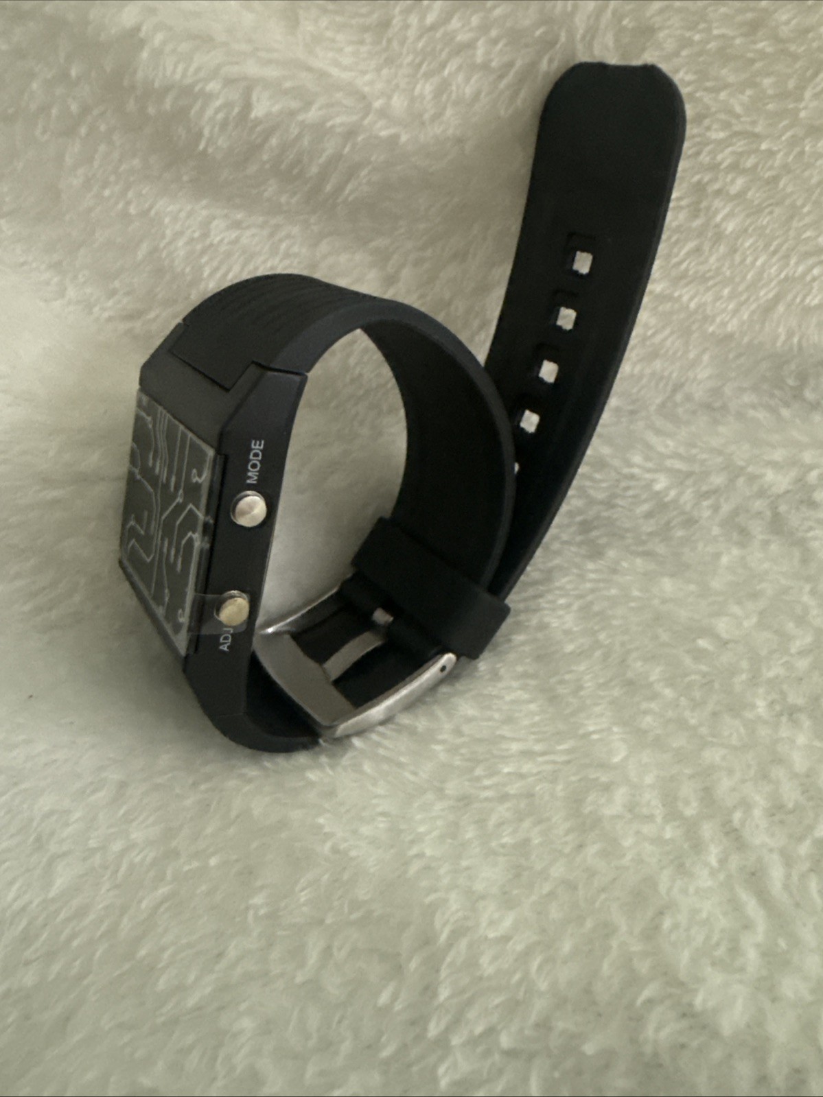 Binary Wrist Watch for Professionals with LED Lights Gift for Geeks