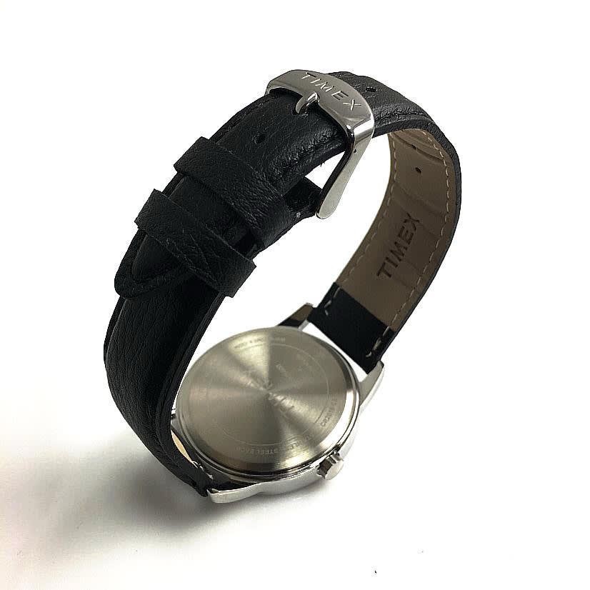 Timex Men’s Easy Reader Indiglo Date 38mm Blk Leather Watch TW2P75600