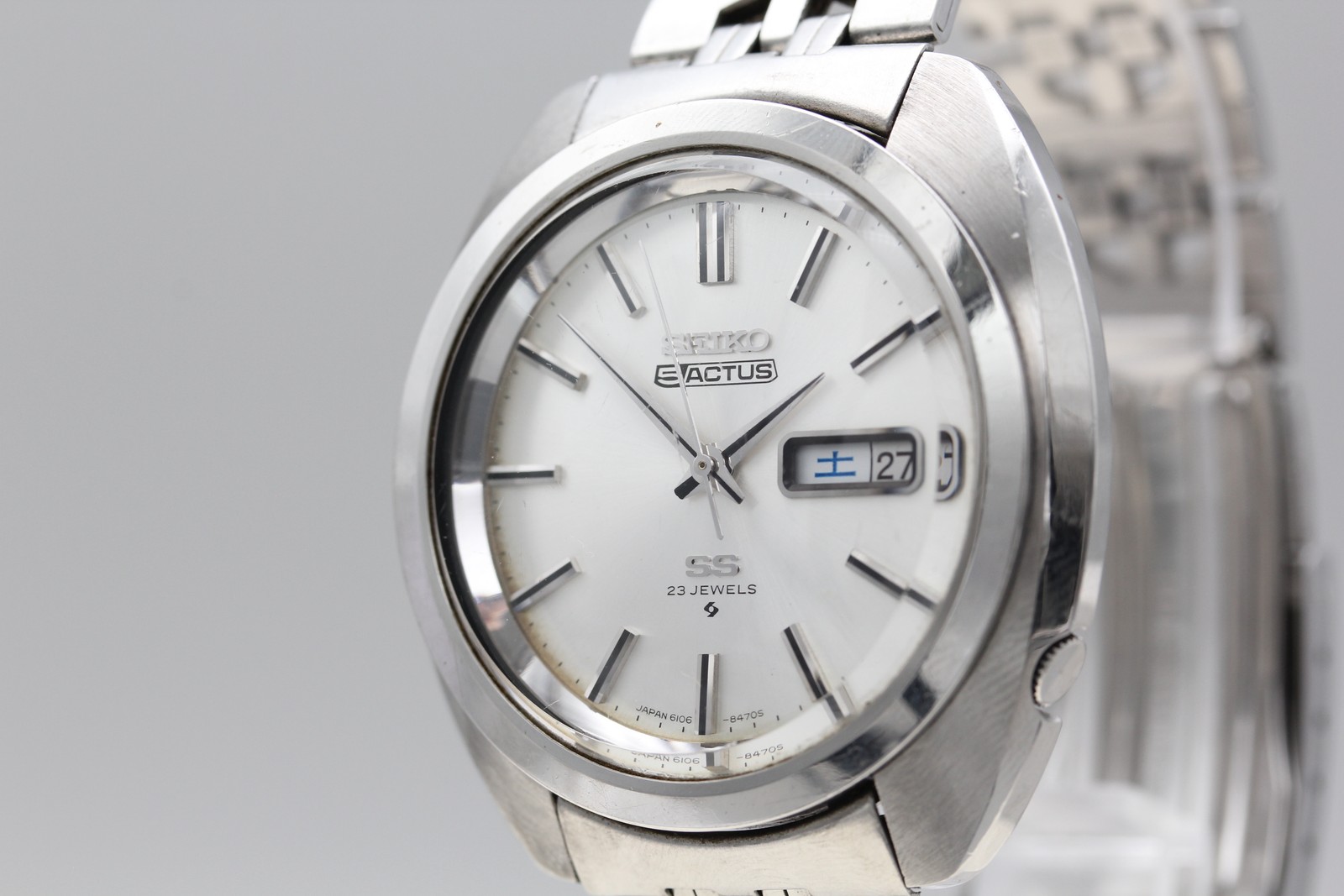 Vintage1970 SEIKO 5 Actus SS 6106-8440 Day/Date Kanji Automatic 40mm Men’s Watch
