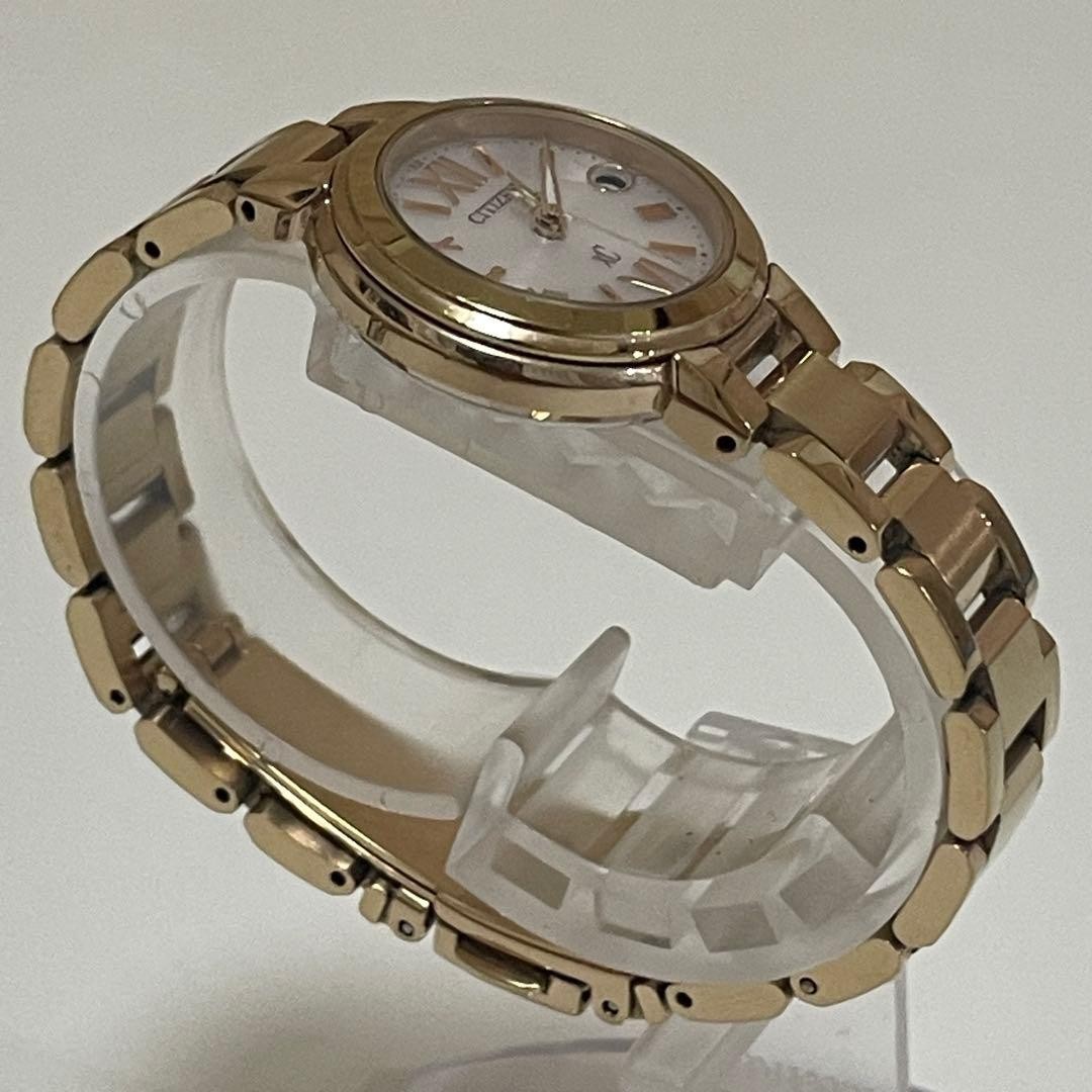 [Excellent Condition, Radio-Controlled Solar] Citizen Cross Sea Watch H058 Pink