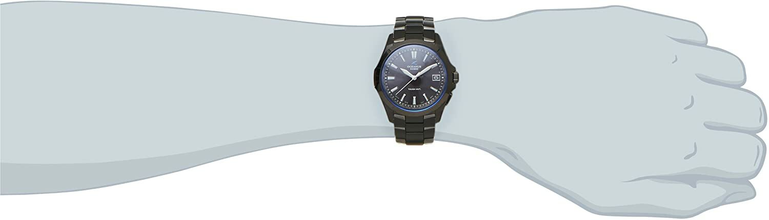 CASIO OCEANUS OCW-S100B-1AJF Premium Production Line Titanium Men’s Watch Japan