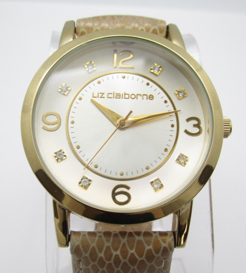 Liz Claiborne Women Quartz 100ft Analog 39mm Streetwear Watch(H665)”New Battery”