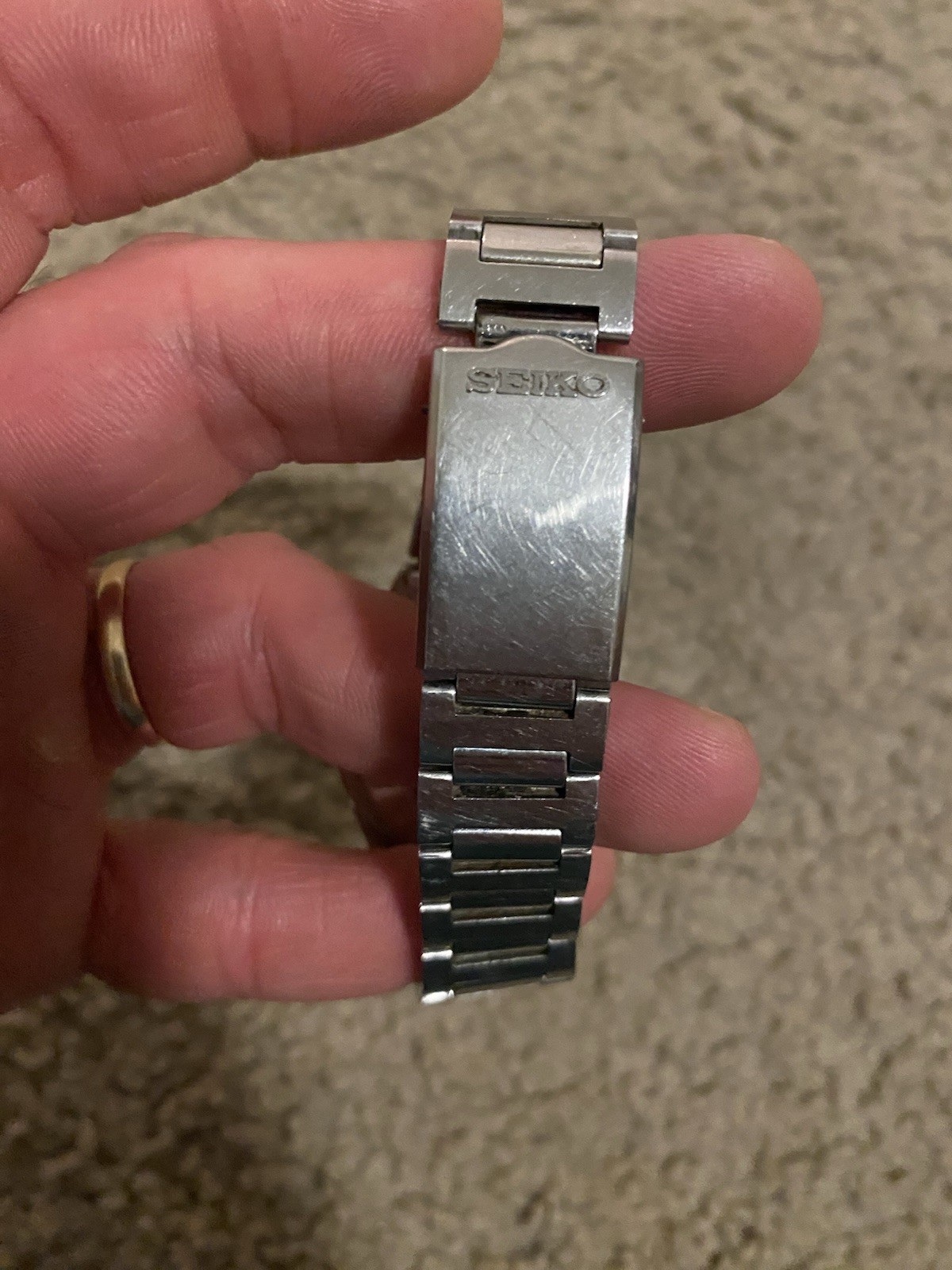 Seiko 5 Men’s Automatic Day/Date Green Dial 6319-8120 Watch 36mm Vintage – WORKS