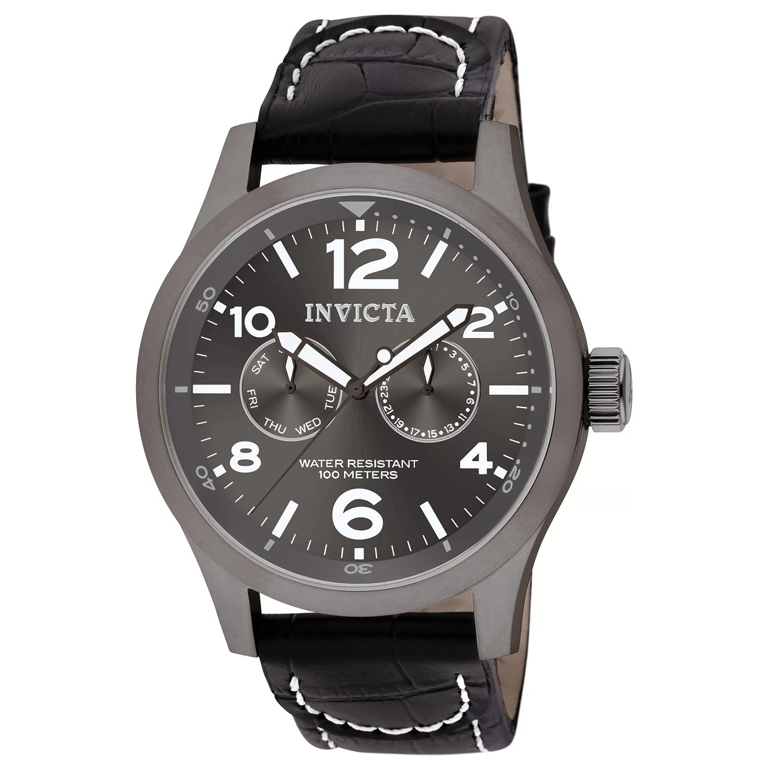 Invicta Men’s 10492 I-Force Quartz Multifunction Charcoal Dial Watch