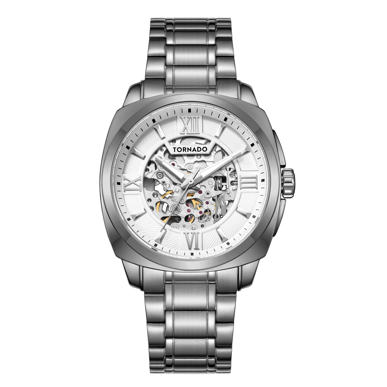 Tornado Autonova Men’s Automatic Watch | White Dial, 42mm, 100 m (10 ATM)