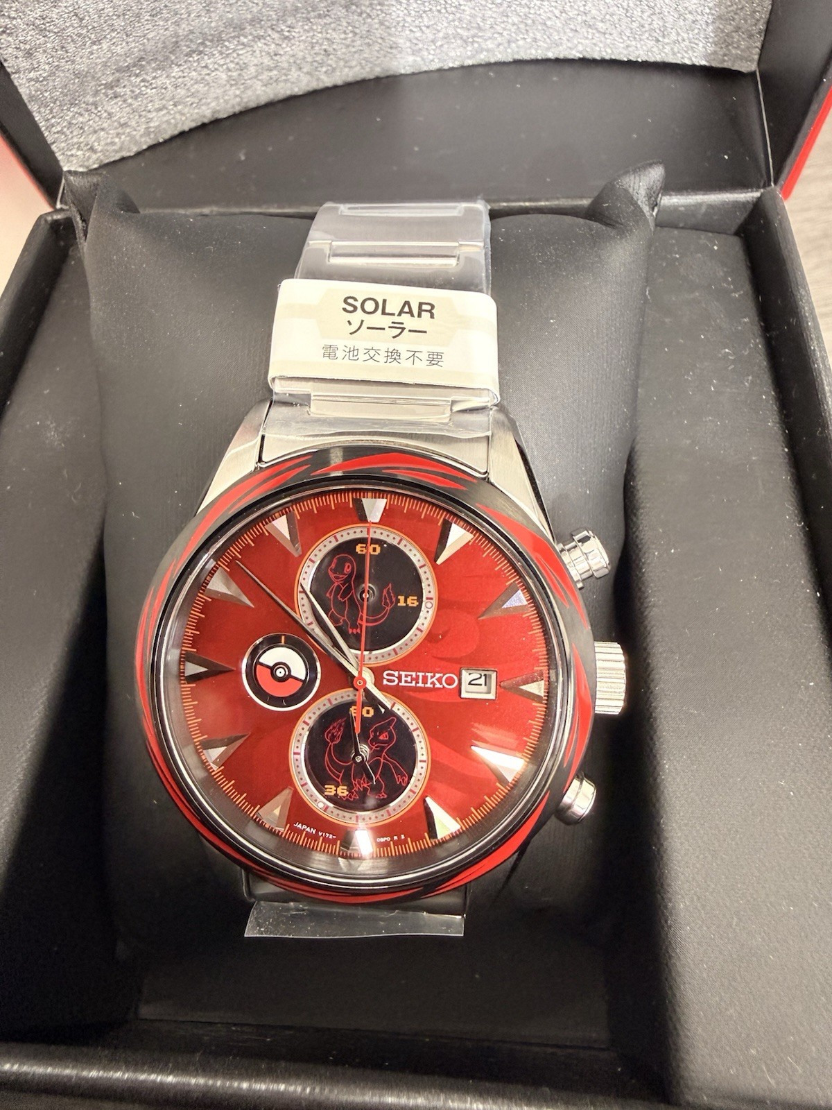 SEIKO Pokemon Charizard SBPY159 Solar Watch Limited 700 w/ Box JAPAN NEW Unused