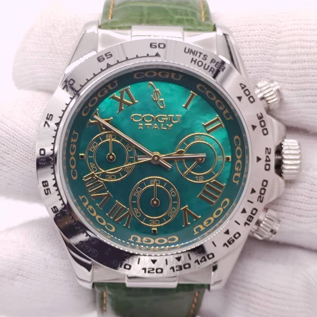 COGU ITALY Men’s Watch, Chronograph, Green