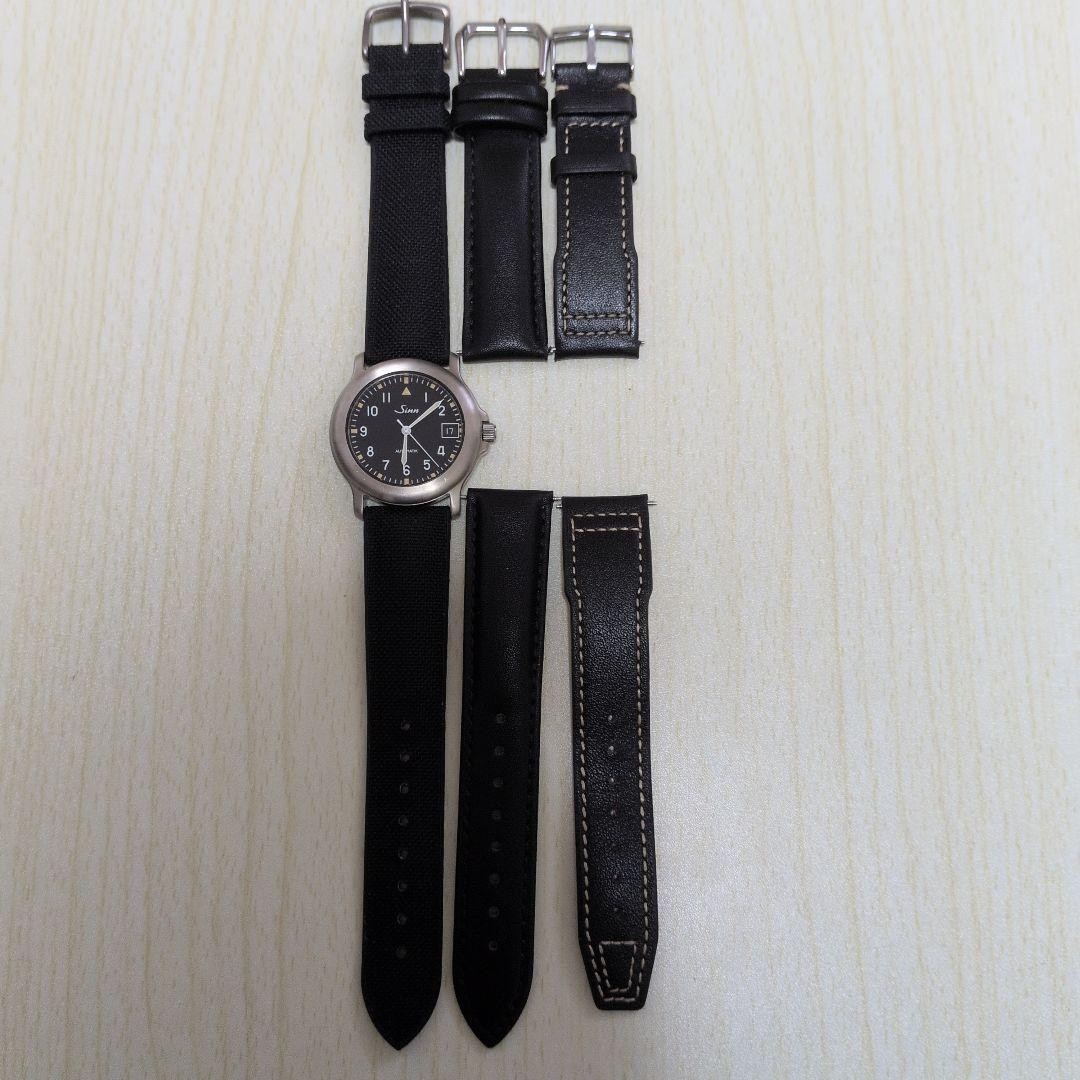 Sinn 8826ti + Hirsch Arne + Genuine Titanium Tang Buckle (18mm) – Overhauled