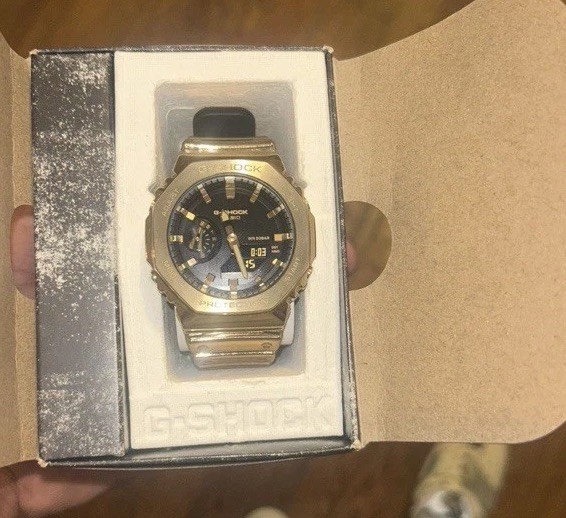 Casio G-Shock 51.2mm Gold Resin Men’s Wristwatch