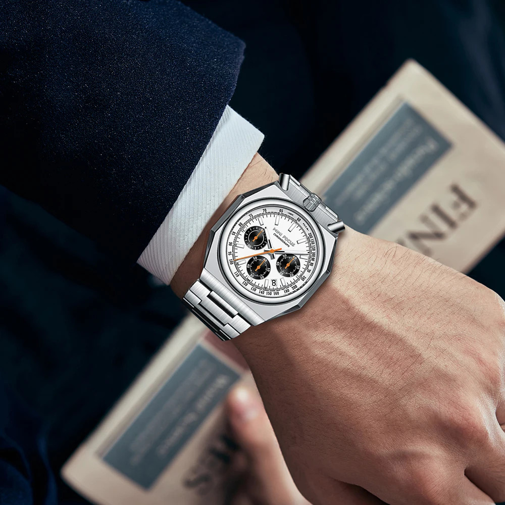 MINI FOCUS Fashion Multifunctional Quartz Watch for Men Calendar Luminous Luxury