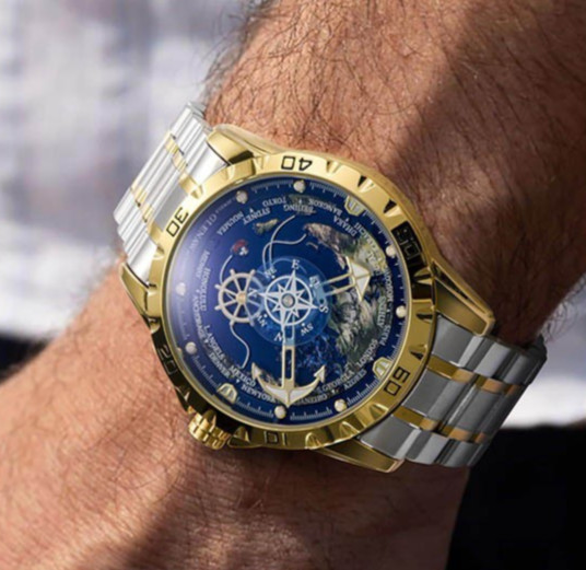GLENAW Men’s Automatic Mechanical Watch Skeleton Dial 3TM Waterproof Watch Gift