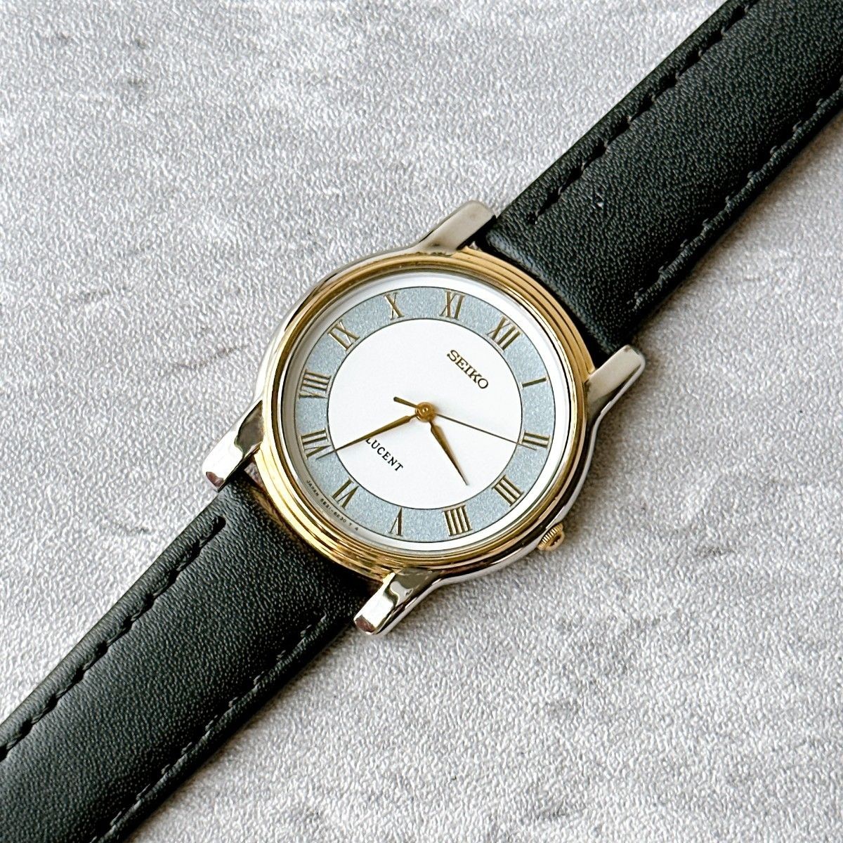 SEIKO LUCENT 5E21 6E00 Seiko Lucent Combination Case Quartz Men’s Watch