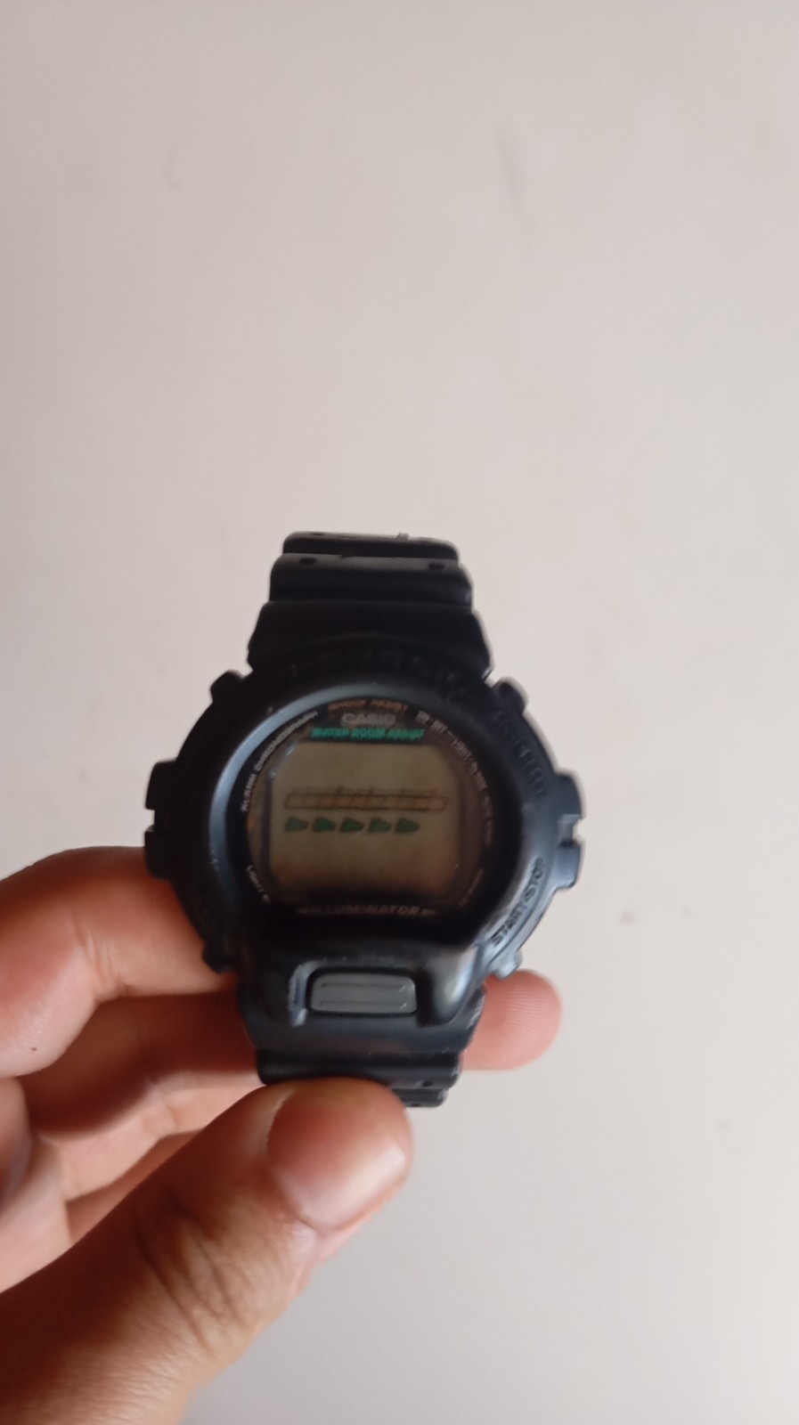 RARE VINTAGE CASIO G-SHOCK DW-6600 ILLUMINATOR WATCH MENS KOREA not working