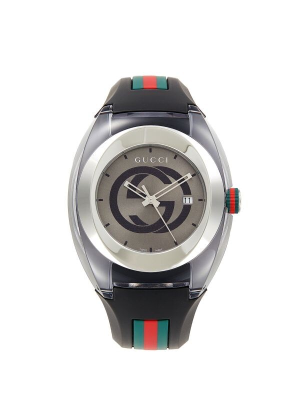 Gucci Sync Black Dial Rubber Band Swiss Unisex Watch – YA137301