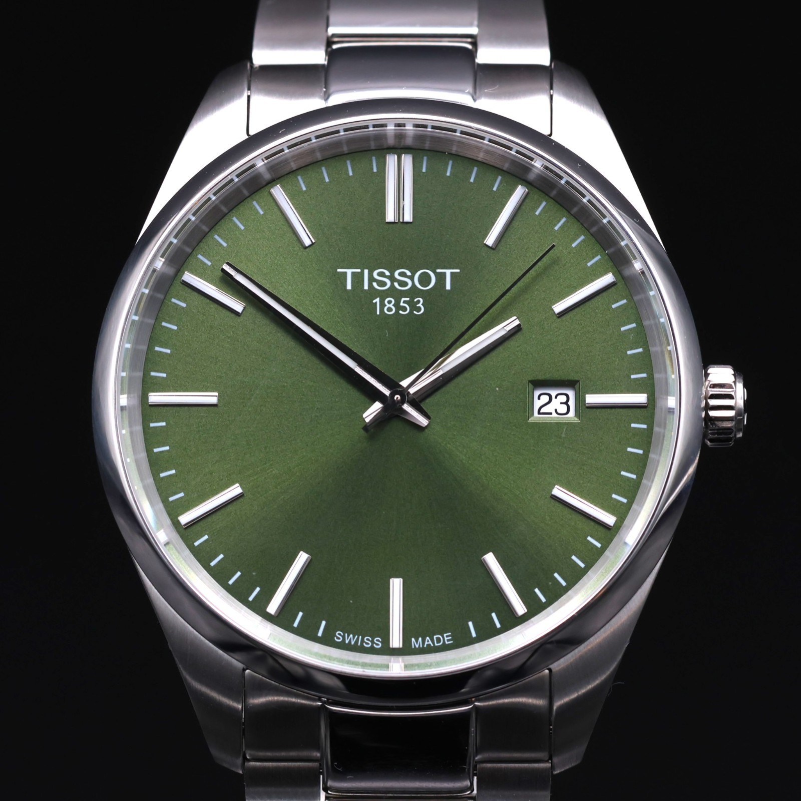 Tissot PR 100 Green Dial Men’s Swiss Watch T150.410.11.091.00 Full Kit