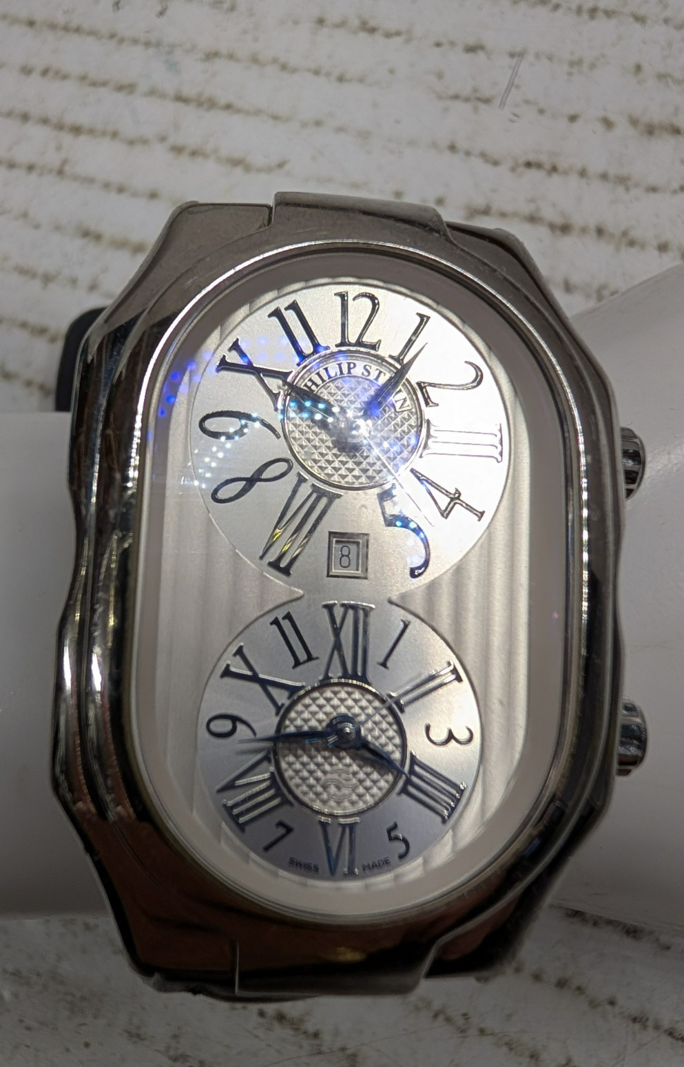 Philip Stein Prestige Teslar Multiple Frequency Watch -Works- Runs- Keeps Time