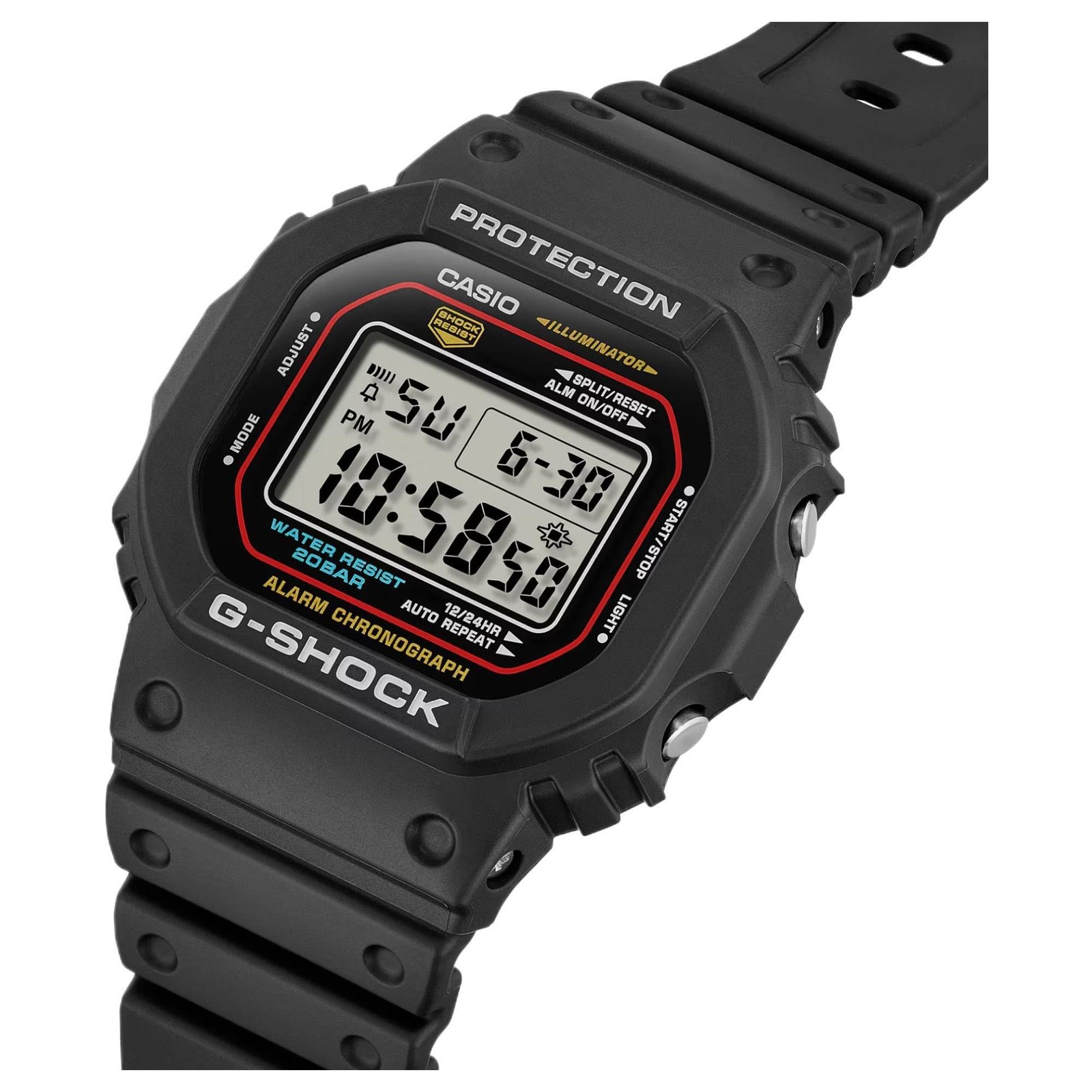 Casio Men’s G-Shock Origin Black Digital Bio Resin Watch – DW-5600RL-1ER NEW