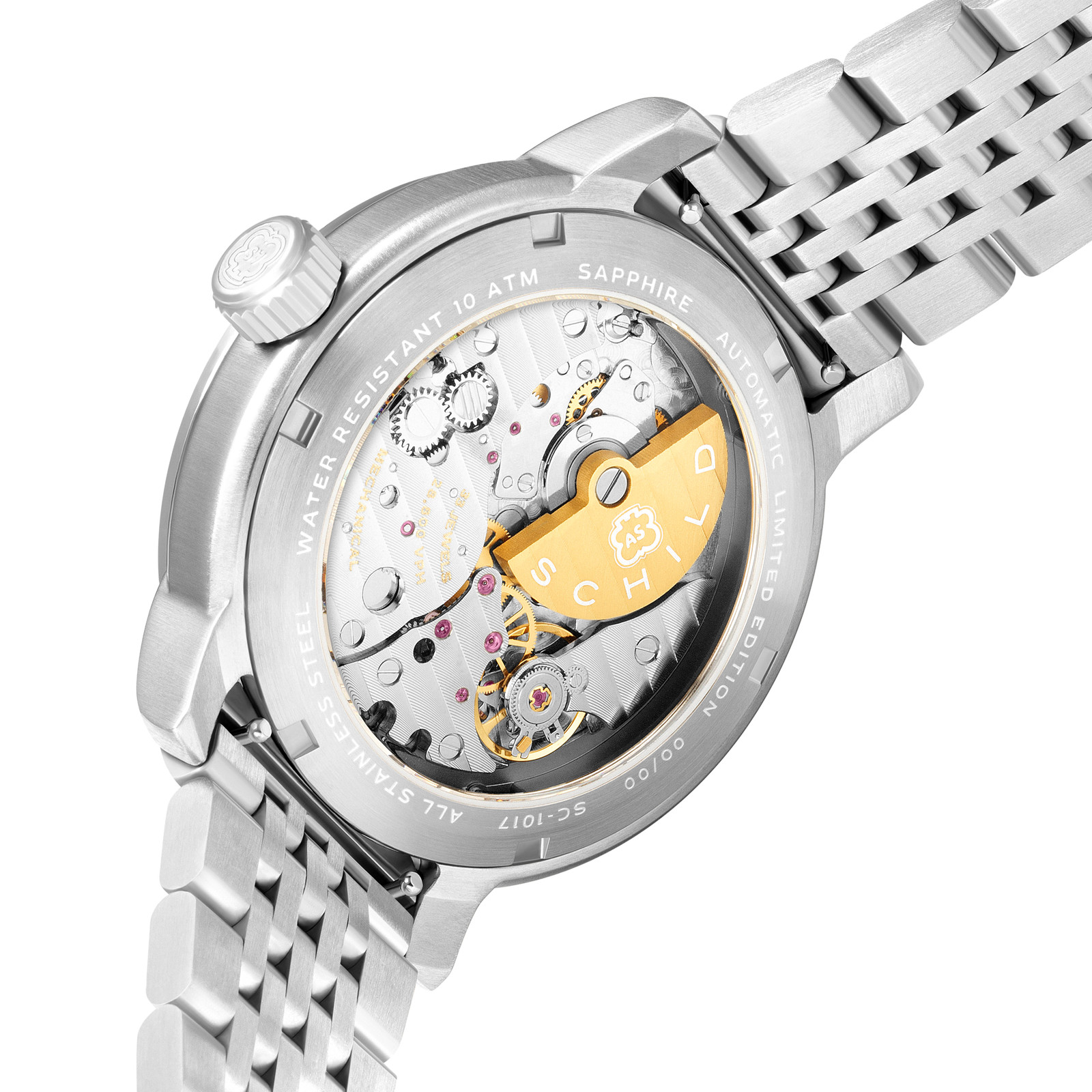 Heinrich Micro Rotor Automatic Limited Edition Brown / Stainless Steel | Brown D
