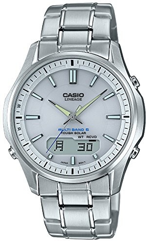 Casio Lineage LCW-M100DE-7AJF Men’s Radio Solar Watch Silver Analog Display