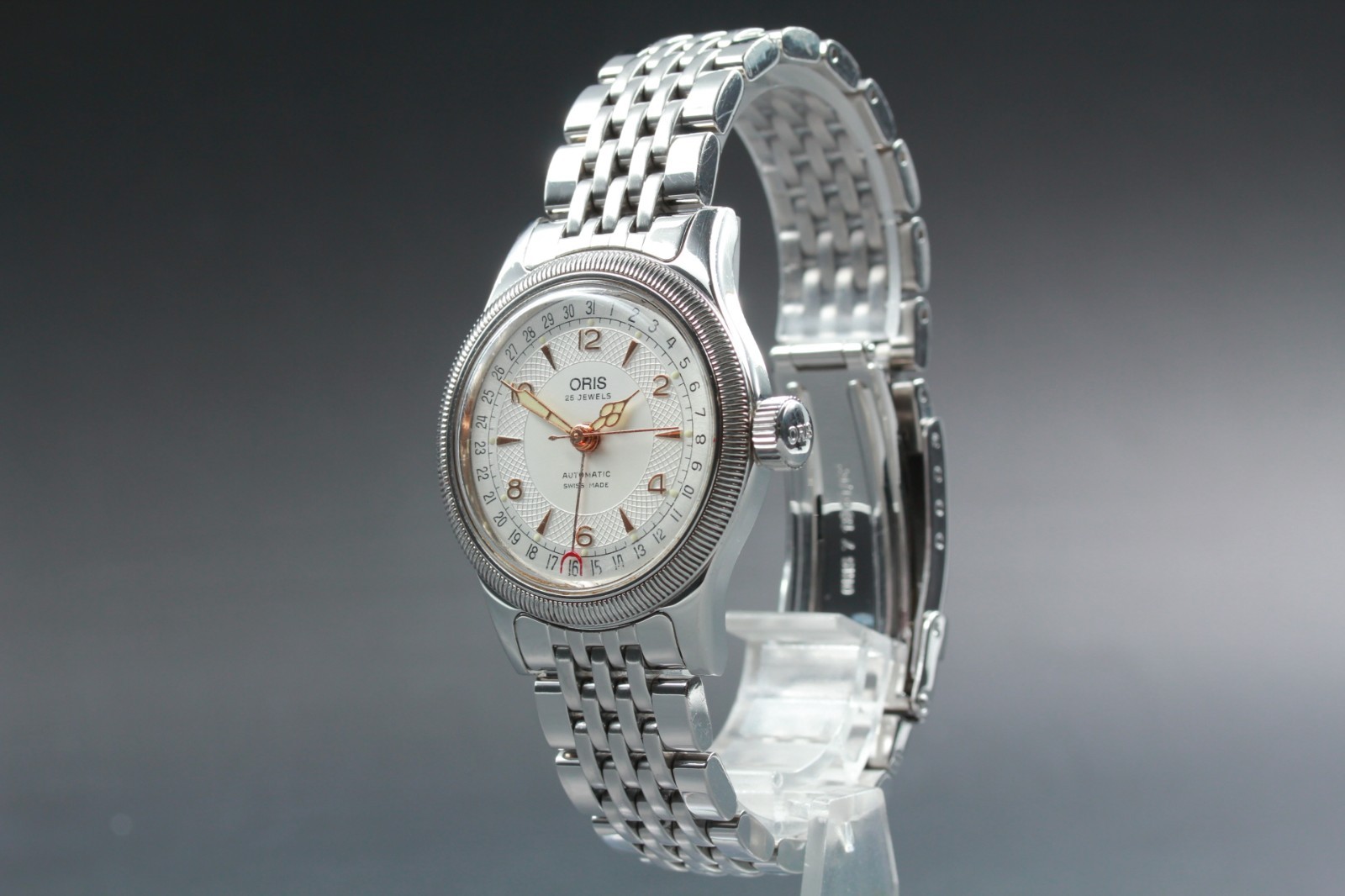 [EXC+5] Oris Big Crown Pointer 7463C White Silver Dial Automatic Men’s Watch JPN