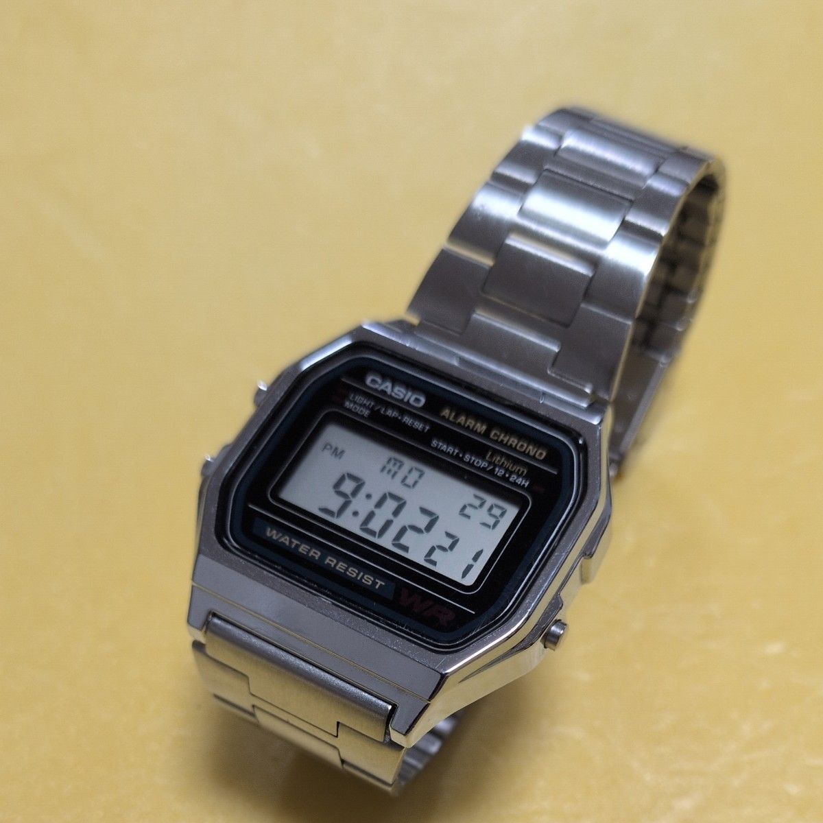 CASIO ALARM CHRONO Digital Watch A158W