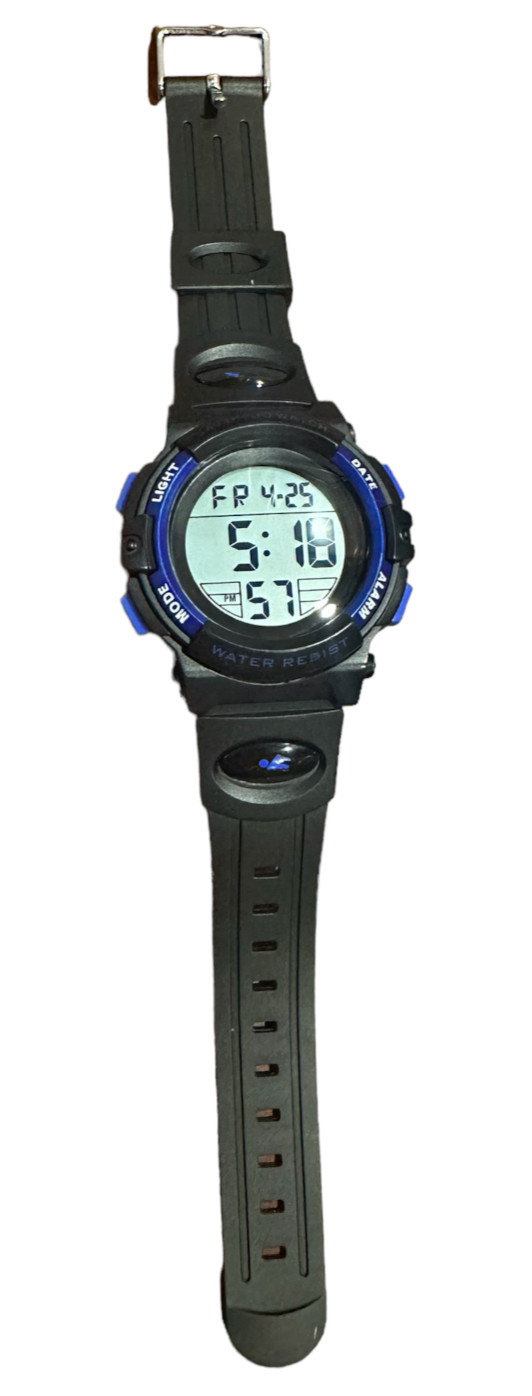 Lavaredo 11″ Digital Alarm Chrono Timer Day Date Light up Watch L6606-1