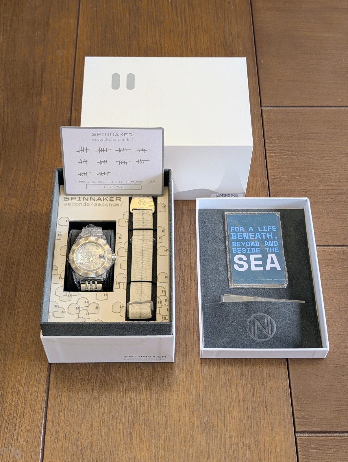 Spinnaker 50 Phantoms seconde/seconde/ 40mm 2025 Edition – Batch No.2 (1/938)