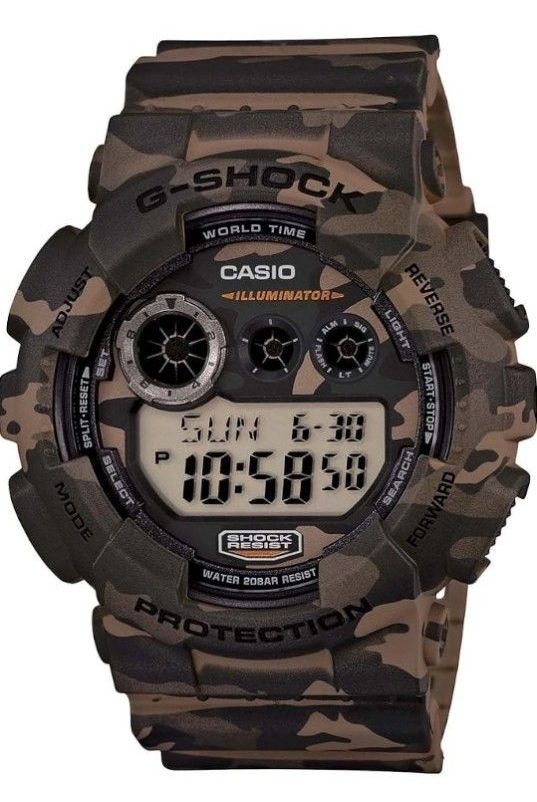 Brand new with tags CASIO G SHOCK GD 120CM 5ER camouflage 5JR overseas model