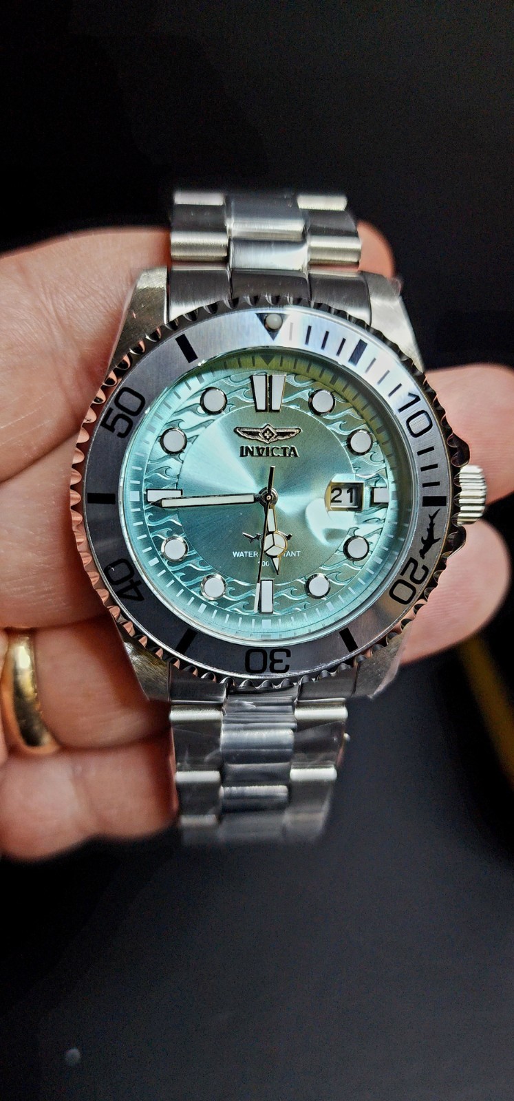 NEW Invicta Pro Diver CurrentWave Blue 43mm Watch LOW COST SAME DAY SHIPPING