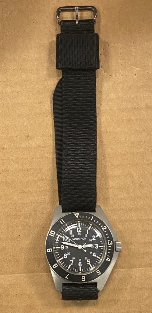 MARATHON GALLET AND CO 6645-01-150-8116 US MILITARY QUARTZ WATCH