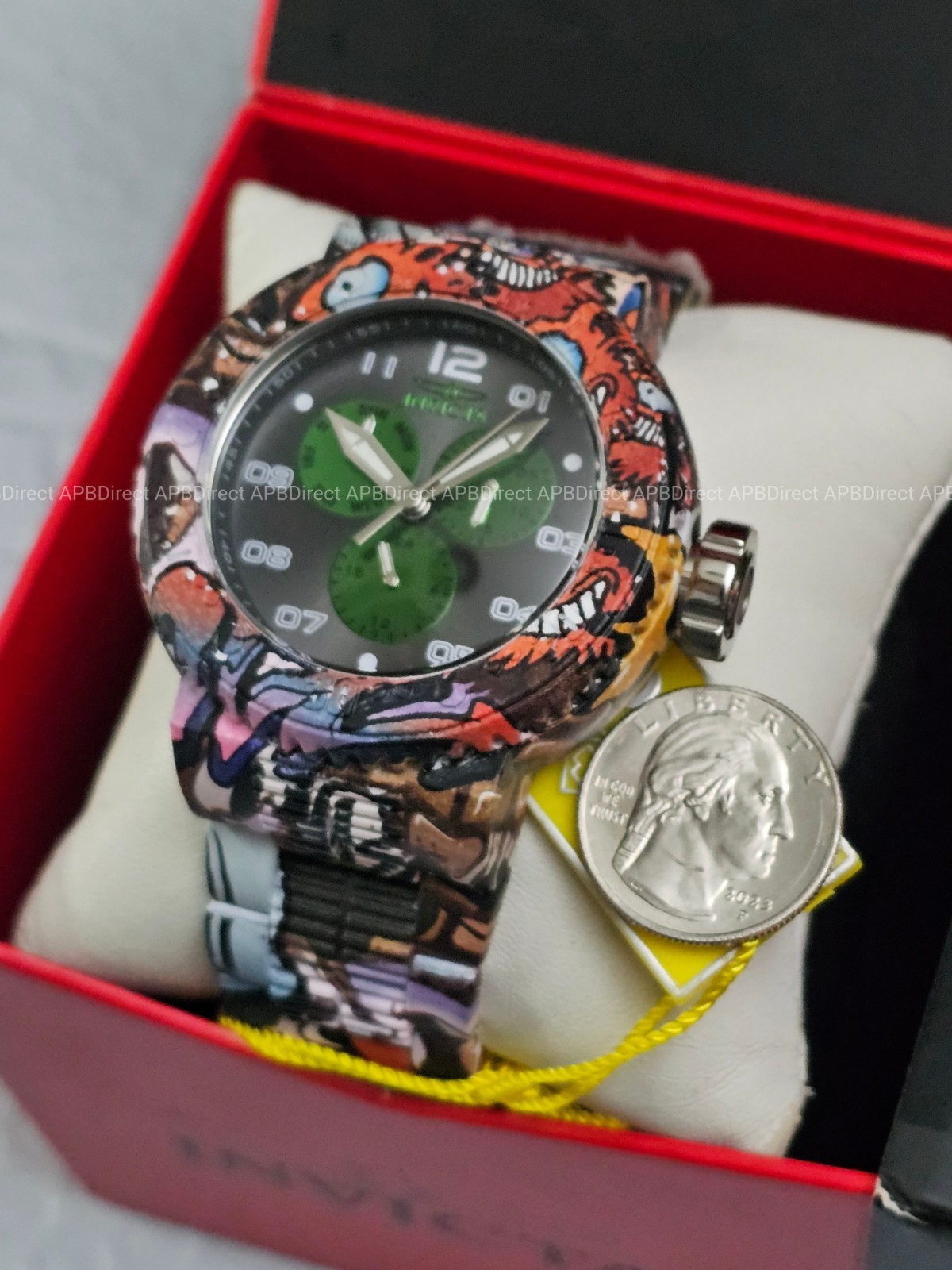 Invicta – Graffiti – HYDROPLATED – Pro Diver Exclusive NeoArt Aqua Mens Watch