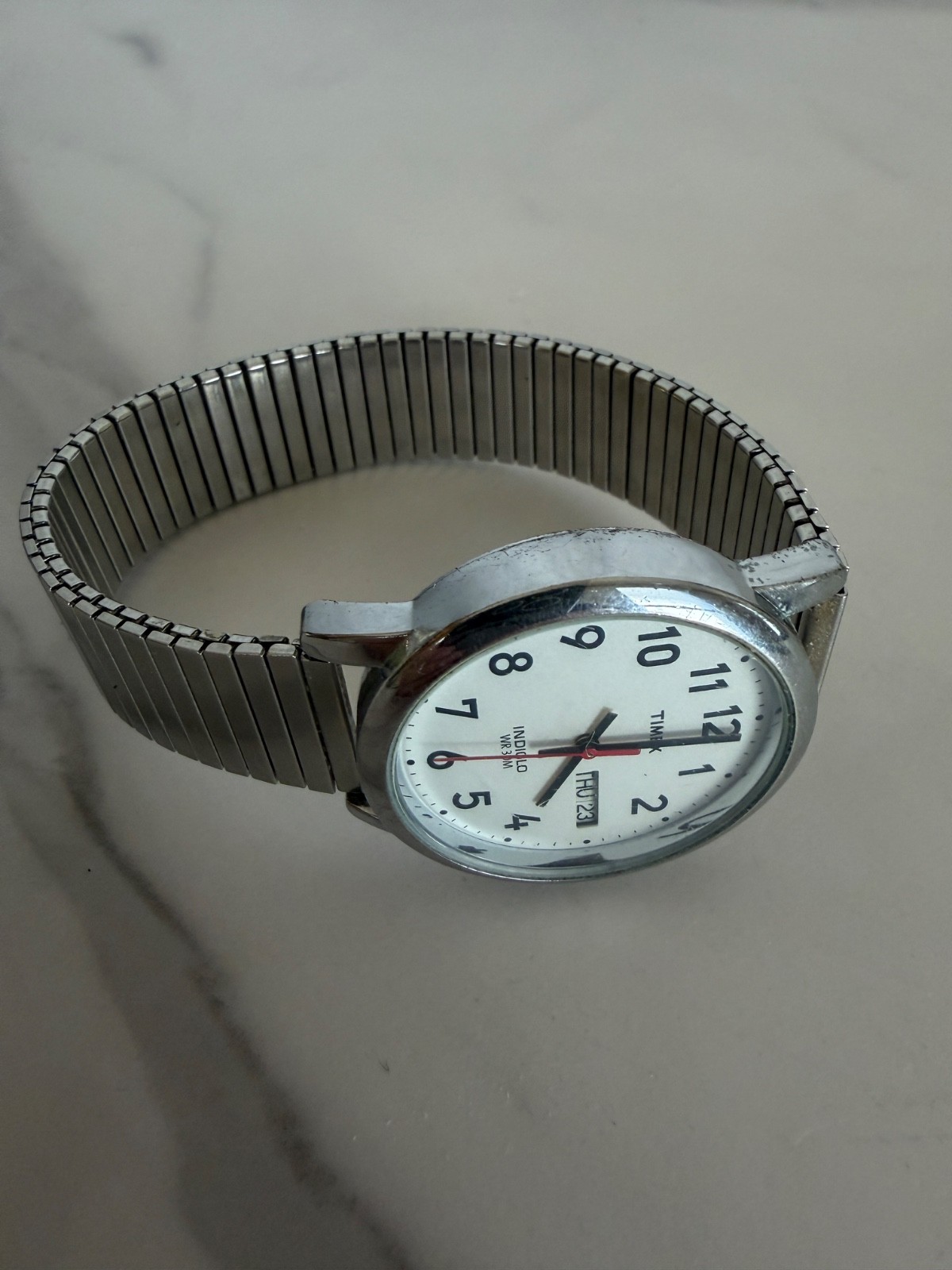 Timex quartz Easy Reader Indiglo Day-Date