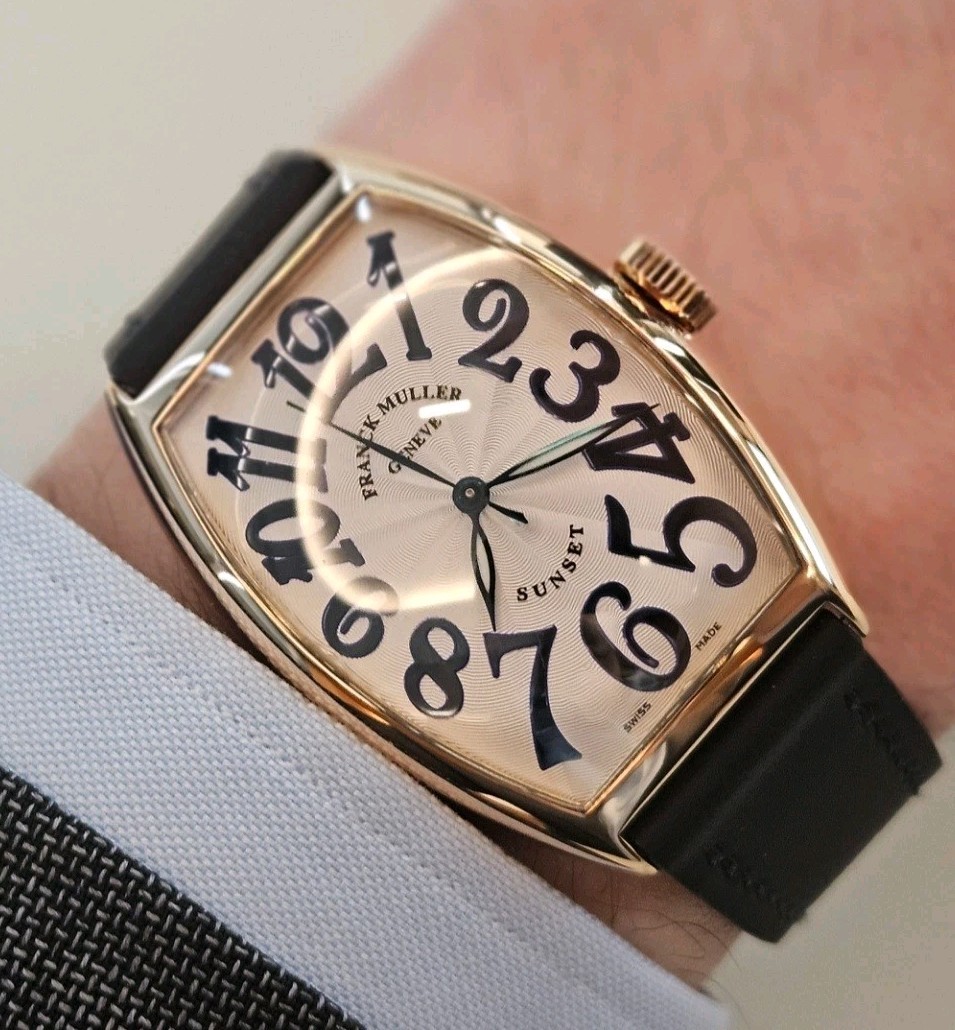 Franck Muller 5850 Sunset 18k YG SERVICED 2026 MINT