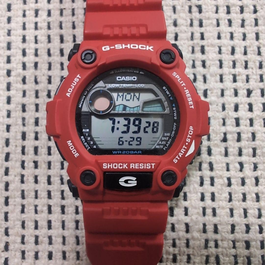 CASIO G-SHOCK Digital Watch, Red 【USED】