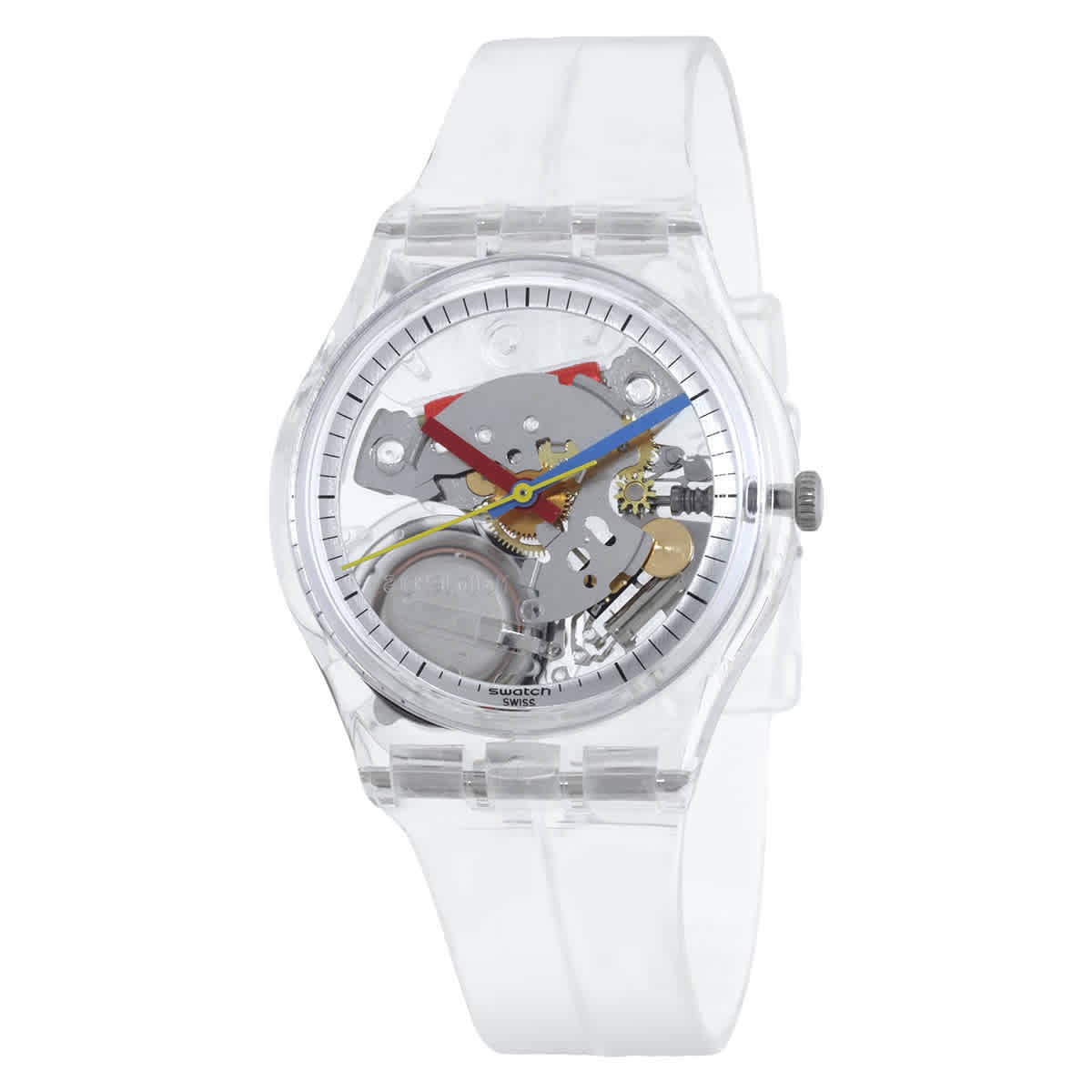 Swatch Clearly Gent Quartz Watch SO28K100-S06