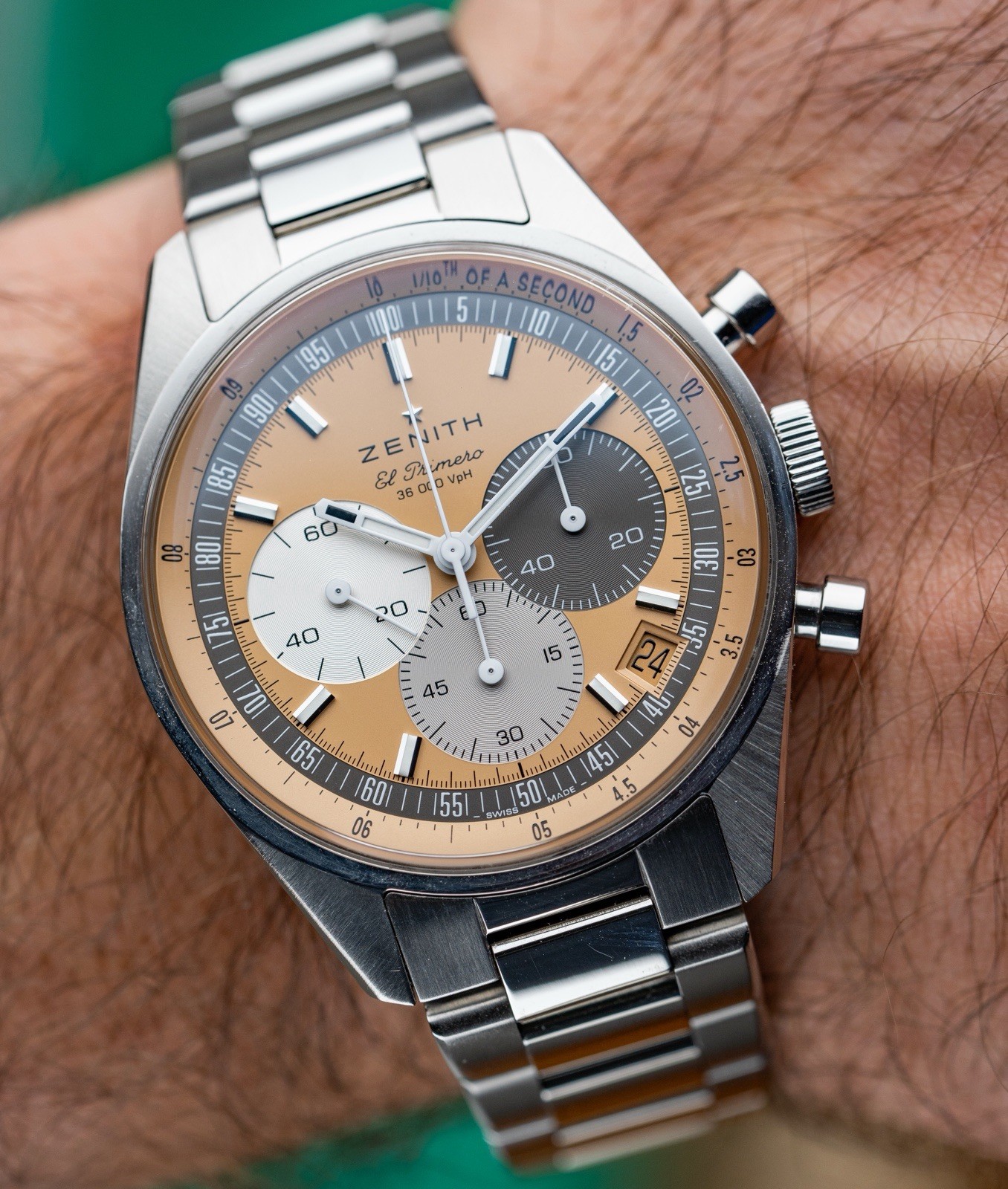 Zenith x Hodinkee Original EL Primero Chronomaster Salmon 03.3201.3600/18.M3200