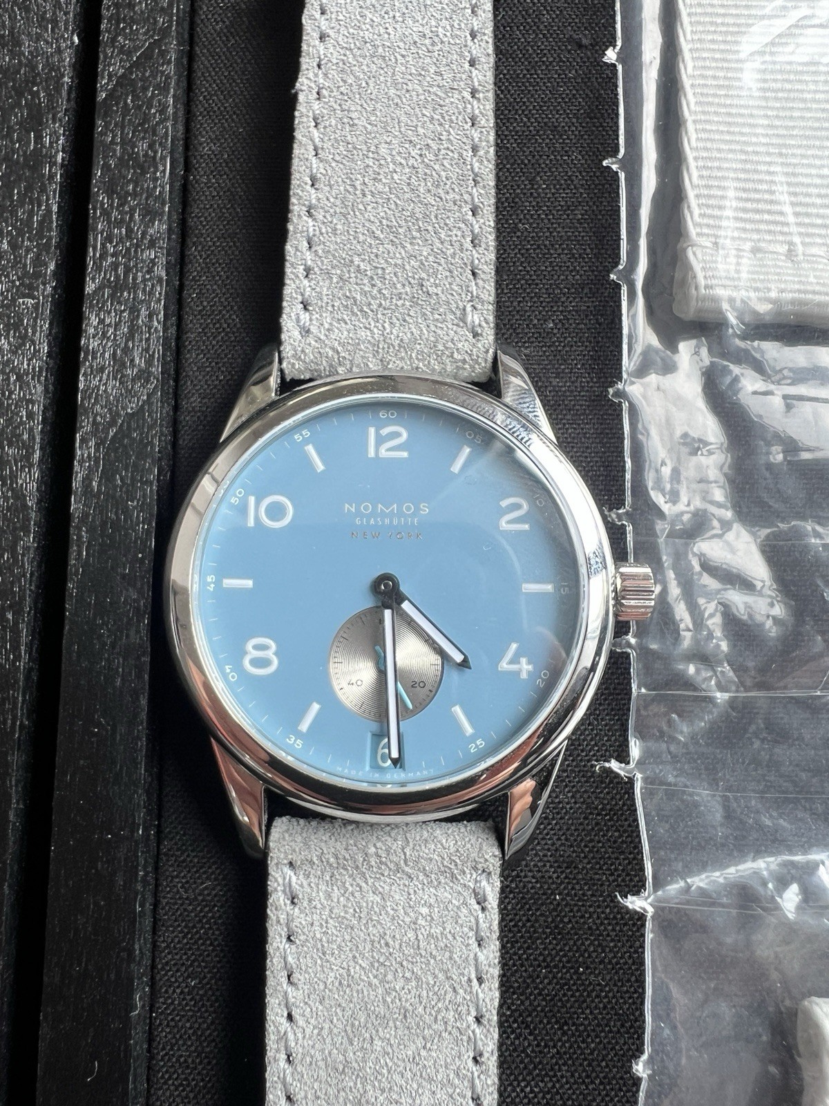 Nomos x Hodinkee Club 38 Pacific Limited Edition Manual Blue 75 Pcs