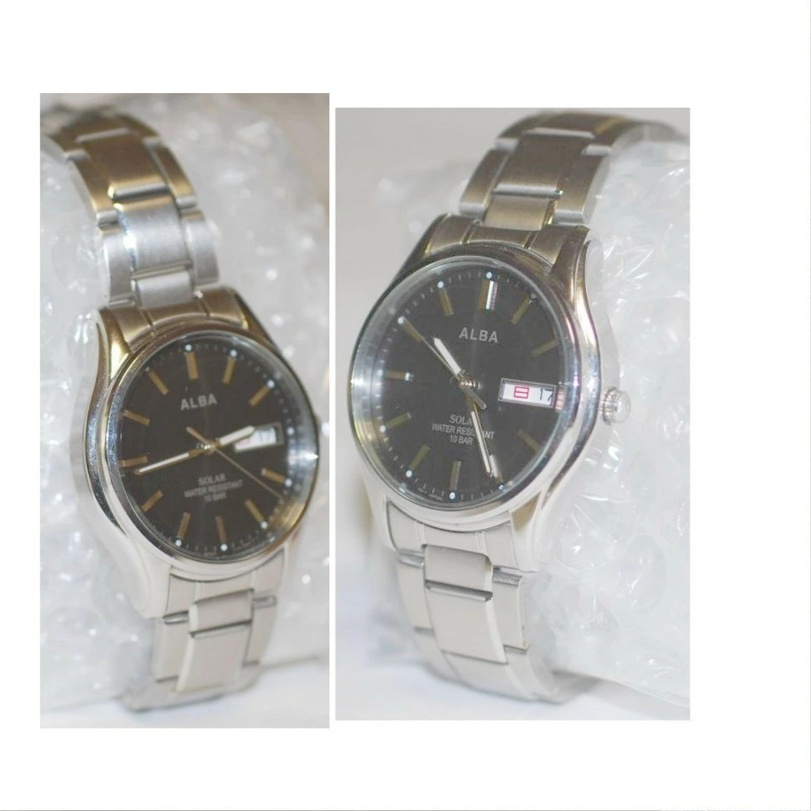 Used Fully Functional Seiko Alba Solar Waterproof Watch V158 OAXO 1 Month A18