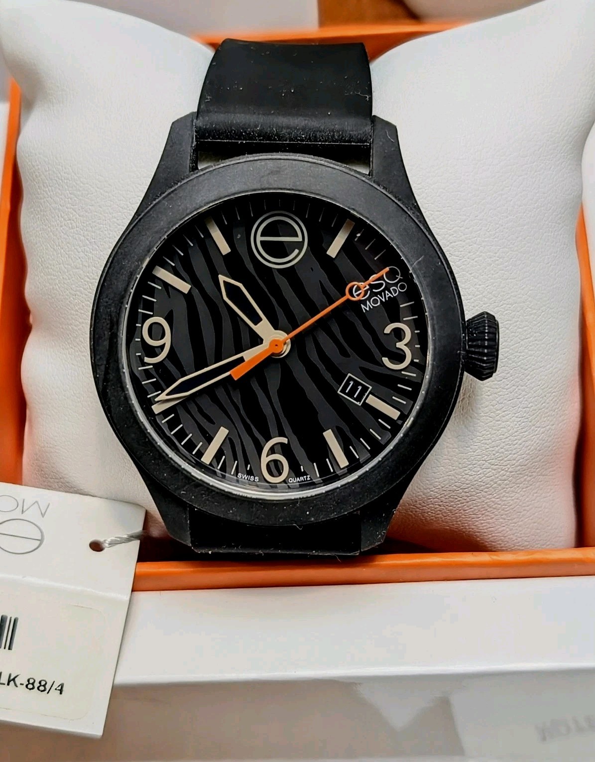 ESQ Movado ES.50.1.29.566 NIB Swiss Quartz Men’s 40mm Original OEM All Papers