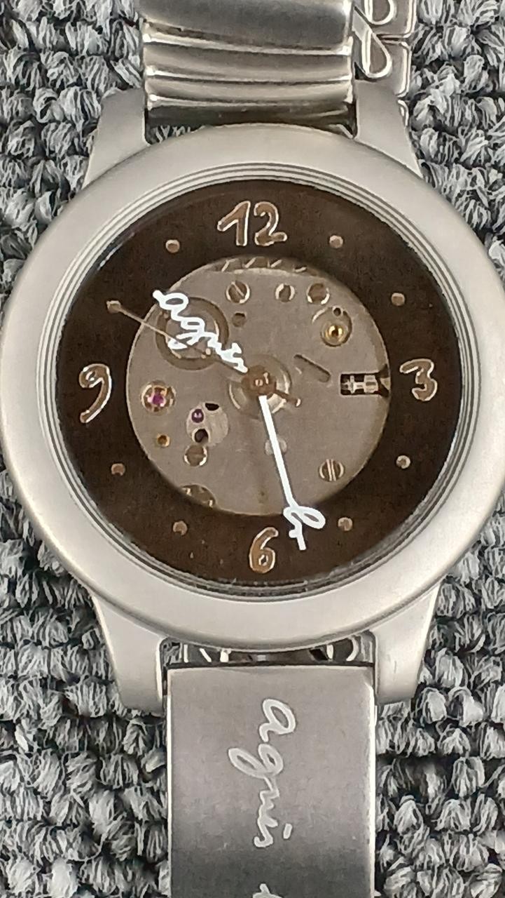 AGNES B. Y621-8030 automatic watch Used Excellent condition
