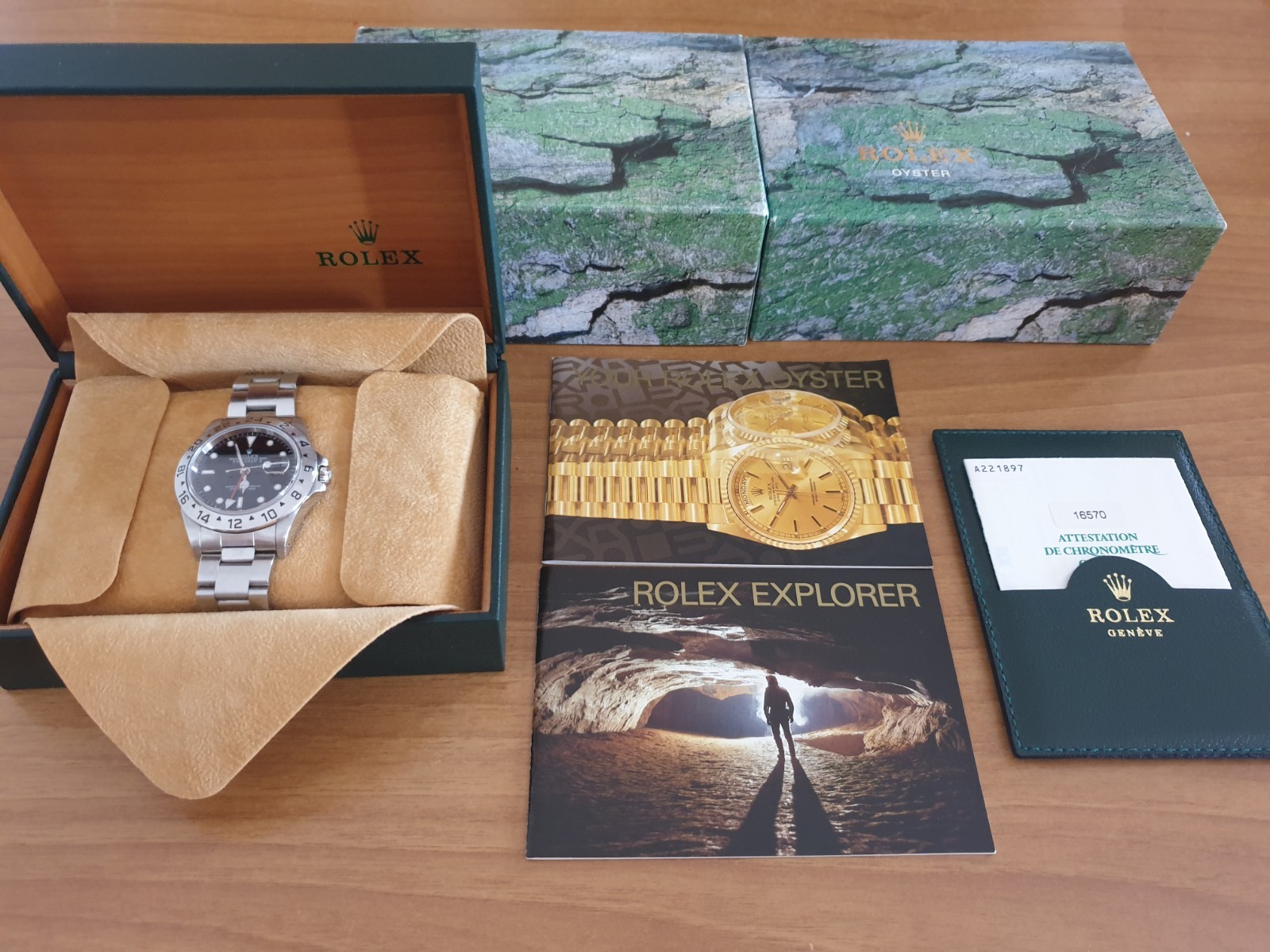 Rolex Explorer 2 ref. 16570 Year 2000